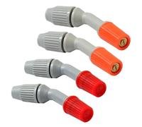 4 Pcs Adjustable Spray Nozzles,Garden Irrigation System Watering Hose Nozzle Sprayers Spares,Replacement Wand for 8MM Tubes Efficient Sprayer,for Watering Cleaning and Irrigation Systems in Gardens