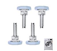 4 PCS AFC72755401 Washing Machine Leveling Legs for LG Front Load Washers GalvanizedRust Noise Reduction, Adjustable 2in Base Replacement Feet