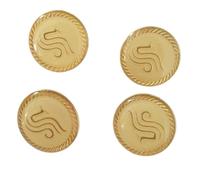 4 Pcs Airport Uniform Buttons Sewing Buttons Jackets Pants Alloy Dress