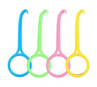 4 Pcs Aligner Removal Tool Retainer Remover Tool Kits Invisible Chew and Remover Tool Invisible Aligner Braces Remover Hook for Tooth Cleaning Oral Care (Yellow, Pink, Green, Blue)