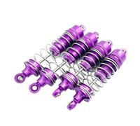 4 Pcs All Metal Shock Absorber Damper Accessories Compatible With 1/10 RC Car Upgrade Parts 104001(PURPLE)