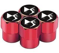 4 Pcs Alloy Car Tyre Valve Caps for Citroen Berlingo M, Anti Corrosion Premium Car Tire Accessories Upgrade Vehicle's Style Protection,C