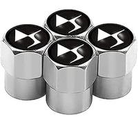 4 Pcs Alloy Car Tyre Valve Caps for Citroen C3 C5 C5 Aircross C6 C8 DS3 DS4 DS5, Anti Corrosion Premium Car Tire Accessories Upgrade Vehicle's Style Protection,E