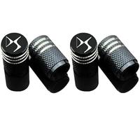 4 Pcs Alloy Car Tyre Valve Caps for Citroen C3 Picasso, Anti Corrosion Premium Car Tire Accessories Upgrade Vehicle's Style Protection,A