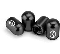 4 Pcs Alloy Car Tyre Valve Caps for Mazda 2 3 5 6 Cx7 Cx5 Cx9 Cx5 Cx3, Anti Corrosion Premium Car Tire Accessories Upgrade Vehicle's Style Protection