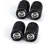 4 Pcs Alloy Car Tyre Valve Caps for Mazda 2 3 6 CX5 CX3 MX5 CX30, Anti Corrosion Premium Car Tire Accessories Upgrade Vehicle's Style Protection