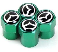 4 Pcs Alloy Car Tyre Valve Caps for Mazda 2 Mazda 3 MS Mazda 6 CX5, Anti Corrosion Premium Car Tire Accessories Upgrade Vehicle's Style Protection,D