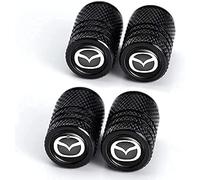 4 Pcs Alloy Car Tyre Valve Caps for Mazda 3 Axela 6 ATENZA MX5 CX3 CX4 CX5, Anti Corrosion Premium Car Tire Accessories Upgrade Vehicle's Style Protection
