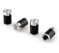 4 Pcs Alloy Car Tyre Valve Caps for Rolls Royce Ghost, Anti Corrosion Premium Car Tire Accessories Upgrade Vehicle's Style Protection,B