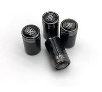 4 Pcs Alloy Car Tyre Valve Caps for Rolls Royce Ghost, Anti Corrosion Premium Car Tire Accessories Upgrade Vehicle's Style Protection