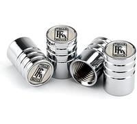 4 Pcs Alloy Car Tyre Valve Caps for Rolls Royce Silver Spur 1980-1998, Anti Corrosion Premium Car Tire Accessories Upgrade Vehicle's Style Protection,B