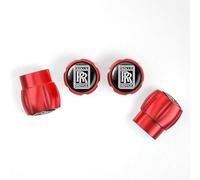 4 Pcs Alloy Car Tyre Valve Caps for Rolls Royce Spectre, Anti Corrosion Premium Car Tire Accessories Upgrade Vehicle's Style Protection,A
