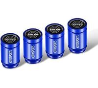 4 Pcs Alloy Car Tyre Valve Caps for Volvo C30, Anti Corrosion Premium Car Tire Accessories Upgrade Vehicle's Style Protection,A