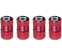 4 Pcs Alloy Car Tyre Valve Caps for Volvo XC90 Plug In Hybrid 2025, Anti Corrosion Premium Car Tire Accessories Upgrade Vehicle's Style Protection,A