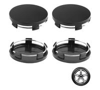 4 Pcs Alloy Wheel Centre Hub Caps, Center Caps for Alloy Wheels Universal Fit, 60mm OD, 56mm ID Durable ABS Construction, Suitable for All Cars, Protect & Enhance Your Vehicle's Wheels Easy to Install