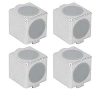4 Pcs Aluminum Profile Right Angle Connector | Zinc Alloy 2020/3030 / 4040 Corner Bracket | Industrial Furniture Fitting for DIY Workbenches/Frames | Sturdy 90 Degree Joint (European Standard 20