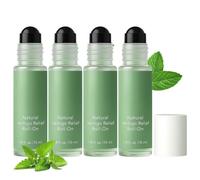4 Pcs Anti-Dizzy Roll-On, Natural Roll-On Vertigo Relief Fast-Acting Essential Oils, Natural Ingredients Can Relieve Discomfort, Rebalance Your Body