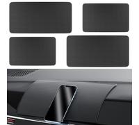 4 PCS Anti-Slip Car Dashboard Sticky Pads, Non Slip Car Dashboard Mat, Self-Adhesive Washable Gel Mats for Car Dashboard, Mobile Phone, Keys, Sunglasses(27 x 15, 18 x 13 cm)