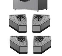 4 PCS Anti Vibration Pads for Washing Machine, Washing Machine Anti Vibration Pads Feet Stabilisers Shock Absorbers, Suitable for Washings Machines Dishwashers and Dryers