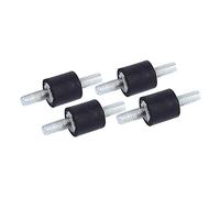 4 PCS Anti-Vibration Rubber Isolator Mounts-M3 8 * 8 Bobbins Double Screw Studs Shock Absorber Silentblock Car Boat Bobbin Mountrubber cotton reel mounts