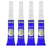 4 PCS Aquarium Glue, Aquarium Safe Glue Transparent, Fish Tank Sealant, Quick Drying, High Viscosity, Fish-Safe, Suitable for Fish Tanks, Underwater Landscaping, Glass Cabinet, Moss, Coral, Stone