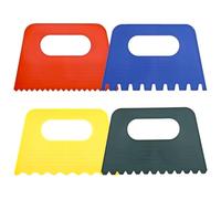 4 PCS Art Paint Scrapers Kit, Plastic Scraper Tool Non Scratch Textured Art Tools, DIY Graffiti Oil Painting and Drawing Play Early Learning Texture Tools for DIY Graffiti, Oil Painting, Drawing