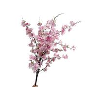 4 Pcs Artificial Flowers for Vase 43 inch Long Stems Cherry Blossom Silk Cherry Blossom Branches for Home Wedding Party Decor,Dark Pink