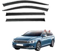 4 Pcs Auto Wind Deflectors For VW Passat Alltrack B8 2016-20202021-2023, Car Glass Side Visors Window Sun Rain Shield Accessories Stick-On
