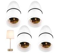 4 PCS B22 Bayonet Pendant Lamp Holder, 4a 250v Light Lamp Bulb Socket Holder High Temperature Resistance Ceiling Pendant Light Fitting for Ceiling Mount, Chandelier, Hanging, Wall Mount