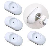 4 Pcs Baby Gate Extension Safety Baby Gate Wall Protector No Drill Wall Protector for Stairs Wall Saver for Baby, Pet, Stair, Door, Wall Surface Safety(Elliptic)
