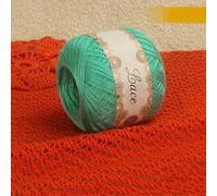 4 Pcs Balls No. 8 Pearl Lace Thread Handmade DIY Knitting Material Crochet Thin Thread for Making Shawl Sweater Scarf Hat