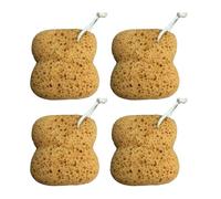 4 Pcs Bath Sponge, Soft Extra Large Bath Sponge, Natural Large Soft Honeycomb Exfoliating Shower for Women Men Body Deep Exfoliating