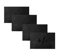 4 Pcs Battery Protector Mat, 12 X 8 Inches Batteries Box Pad, Battery Acid Absorber Mat for Most Cars, Trucks, Rv, SUV and Boats (Black)