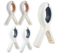 4 Pcs Beach Towel Clips for Sun Loungers Towel Laundry Clips Strong Grip Clothes Pegs Non-Slip Towel Pegs for Washing Line Pool Chairs Sunbeds Keep Your Towel from Blowing Away-(2Blue+2Orange)