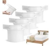 4 Pcs Bed Sheet Holder With Lock Strips, Heavy Duty Bed Sheet Fasteners, Bed Sheet Clips for Bedding, Non-Slip Mattress Sheet Holder, Removable Fitted Sheet Corner Holder Straps for Protectors