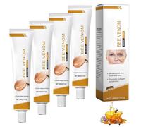4 PCS Bee Venom Cream Anti-Wrinkle, Face and Neck Cream Moisturiser, Wrinkle Removal & Firming, Moisturizing, Lifting & Recovery for All Skin Type, Anti-Aging Bee Venom Cream