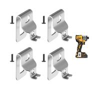 4 Pcs Belt Clip for Dewalt, Tool Clips Electric Drill Holder and Replacement Hooks with Screws, Cordless Power Clip Belt Tool Accessories for Impact Driver, Hanger for Tool Belt and Waist Buckle