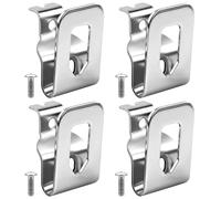 4 Pcs Belt Clips for Dewalt Stainless Steel Belt Hooks Clips with Screws Fit for 20V Power Tools Driver Belt-Clip Drill Clip Hook Tools