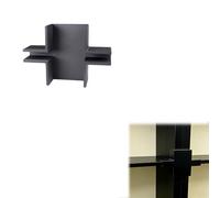 4 Pcs Black Bookcase Connector,Bookshelf Aligner Shelf Straightener,Bookshelf Top Aligner,Bookshelf Alignment Clip,Compatible with IKEA for Billy Bookshelf,for Keeping The Bookshelf Tidy