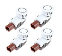 4 PCS Black Color Car Parking Aid Assist Sensor PDC For Odyssey 2005-2009 CRV 2004-2013 39680-SHJ-A61(Bianco)