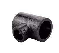4 Pcs Black Corrosion-Resistant PE Variable Diameter Tee Hot Melt Tube 20 25 32 40 50 MM for Agricultural Industrial Water Pipe System Joint Accessories(50x25mm)