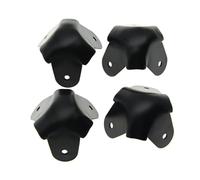 4 pcs Black Metal 3 Leg Speaker Cabinet Corner Guitar Amp Protectors Electric Guitar Accessories Guitar Instrument Accessories