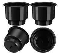4 Pcs Black Pp Plastic Water Cup Holder Replacement