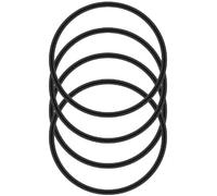 4 Pcs Black Silicone Replacement Gasket for Contigo Snapseal Byron Travel Mug 16oz & 20oz, Lid Seal Leak-Proof for Contigo Coffee Travel Tumbler Glassware and Drinkware, Replacement Lid