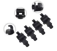 4 PCS Black Sun Shade Hook Clip Kit for Odyssey 2005-2010 Sliding Door Replacement