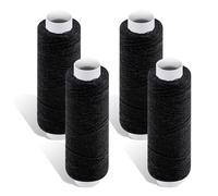4 Pcs Black Thread, 200 Yards Sewing Threads Sewing Machine