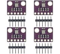 4 Pcs BME280 Sensor Module, 3.3V Temperature Humidity Atmospheric Pressure, Replaceable BME280 I2C SPI Port, Compact 3-in-1 Weather Station DIY Sensor