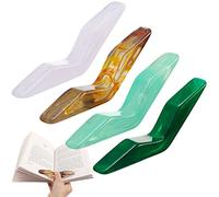 4 Pcs Book Page Holder Thumb Finger Holders for Bed Reading Colored Book Accessories for Bookworms & Lovers Gifts(Fresh Color)