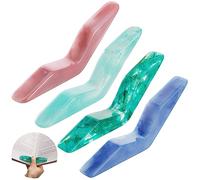 4 Pcs Book Page Holder Thumb Finger Holders for Bed Reading Colored Book Accessories for Bookworms & Lovers Gifts(Light Colors)