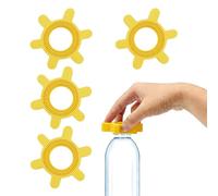 4 Pcs Bottle Opener, Reduces Hand Strain, Ideal Bottle Cap Opener for Weak Grip, Post-Surgery, or Limited Mobility, Soft Touch Bottle openers for Arthritic Hands, Hold Works on Water Bottles